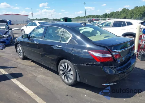 2017 Honda Accord Hybrid z USA, uszkodzony, nr VIN JHMCR6F31HC000380